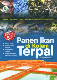 Panen ikan di kolam terpal