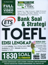 bank soal & strategi toefl lengkap free dvd