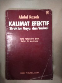 Kalimat efektif struktur,gaya,dan variasi